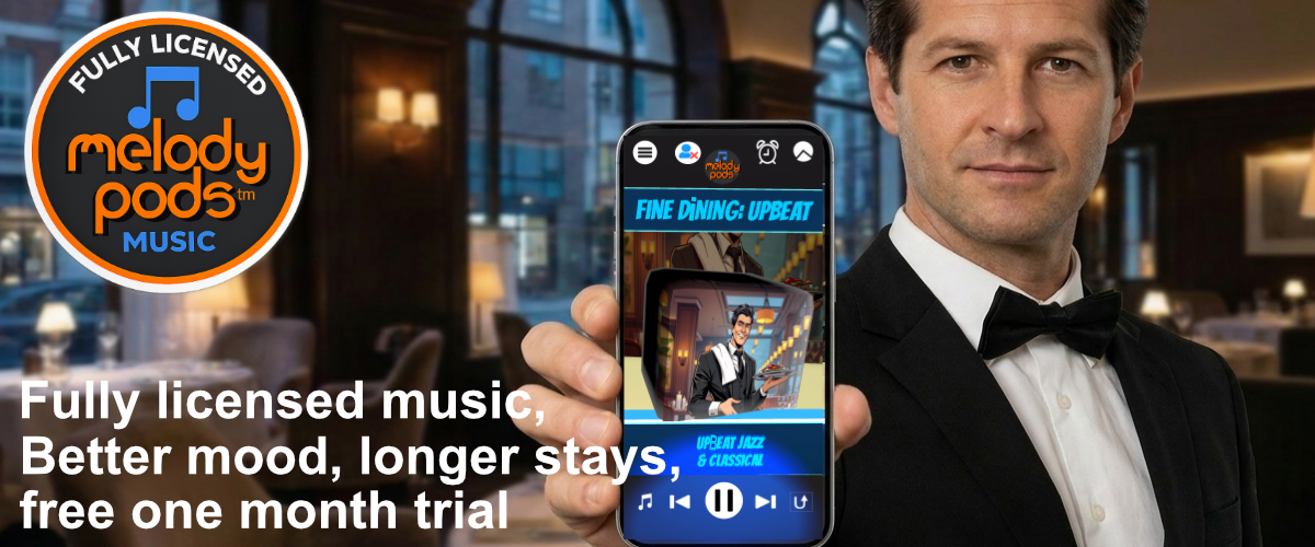 Licensed Music for hotels